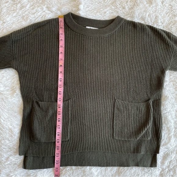 Madewell | Patch Pocket Pullover Sweater Wisteria Green - Picture 8 of 11